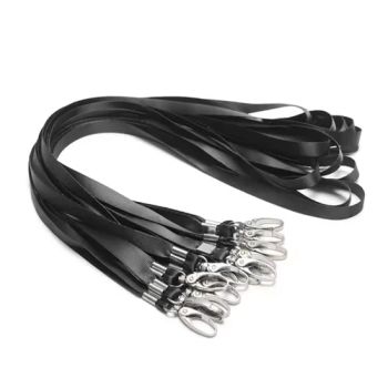 Customizable Heavy-Duty Black Nylon Lanyards with Secure Swivel Hook - Zhongshan Baojianlong Trading Co., Ltd. - China