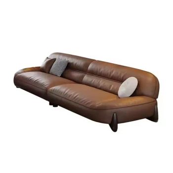 Italian Leather Office Sofa Business Meeting Simple Modern Three-Person Coffee Table Set - Guizhou Corot Electronic Commerce Co., Ltd. - China
