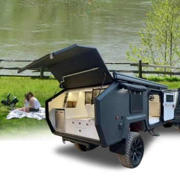Custom Made off Road Small 4X4 Teardrop Camper Trailer Caravans - Guangdong Ecocampor Vehicle Co., Ltd. - China