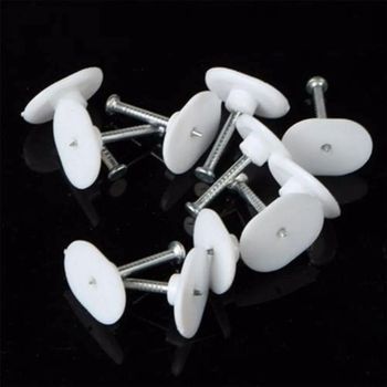 Plastic White Batten Oval Nail Cable Clip, Clip Size: 20 mm Color White Thickness 2 mm Clip Size 20 mm Material Plastic Shape - Higrip Industry - India