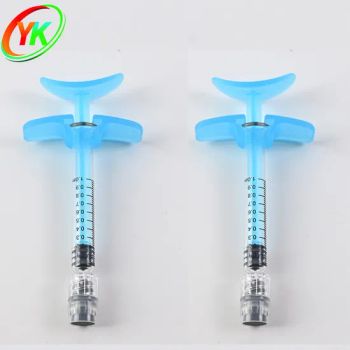 Disposable Custom Borosilicate Long Luer Lock Glass Syringes 1ml Medical Supply - QINGDAO YUKON PACKAGING CO., LTD - China