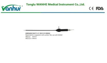 Medical Ent Instruments Nasal Electric Coagulator with Suction Tube - Tonglu Wanhe Medical Instrument Co., Ltd. - China
