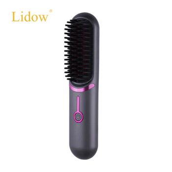 Mini Portable USB Hair Straightener Comb Ionic Hair Straightener Brush - Wenzhou Boyo Electric Appliance Co., Ltd. - China