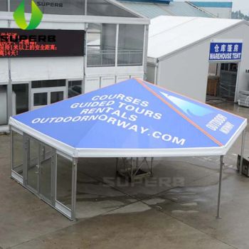Multi Sided Outdoor PVC Hexagonal Tent with 15m Diameter in The Music Festival - Superb Tent Co., Ltd. - China