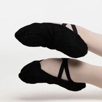 Canvas Split Sole Ballet Shoes Women's Ballet Dance Training Shoes - Shenzhen Wudongfang Culture Communication Co., Ltd. - China