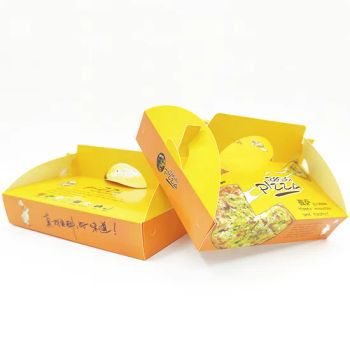 Food Grade Pizza Paper Food Box with Handle Fast Food Packaging Boxes - Hangzhou Zizhou Trading Co., Ltd. - China