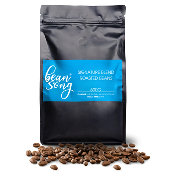Bean Song Roasted Coffee Beans Grown In Shade Yes Origin Karnataka State, India Coffee Variety Arabica And Robusta Packaging Options 250 Gm, 500 Gm, 1000 Gm, 60 Kgs Ecotract - BeanThere Beverages P Ltd - India