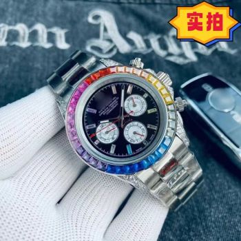 Wholesale High Quality Moissanite Automatic Mechanical Watches 1: 1 Replica Swiss Clock Men's Multi Functional Steel Strap Luxury Gift Watch - Shantou Longhu District Shengnan Toy Store - China