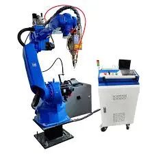 Precision Automatic Hardware CNC Fiber Metal Laser Welding Machine 1500W 2000W 3000W with Robot Arm 6 Axis Robot for Stainless Steel Laser Welding Machine - Zhejiang Grand Laser Technology Co., Ltd. - China