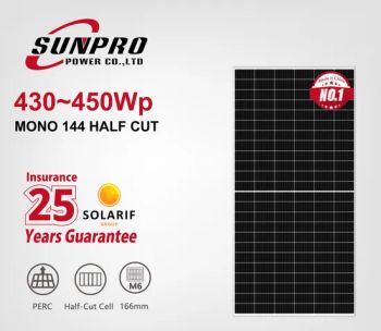 440W, 445W, 450W High Efficiency Monocrystalline Polycrystalline Solar Panel Set and Photovoltaic Solar Panel Price Module and Home Solar Energy System - Zhejiang Sunpro Power Technology Co., Ltd. - China