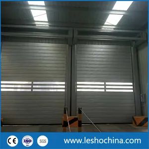 Industrial Automatic Metal Spiral High Speed Doors for External Use in Warehouse or Car Factory - Zhengzhou Lesho Door Co., Ltd. - China