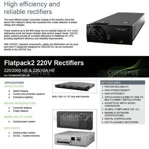 Eltek 241119.815 Telecom Power 220VDC 2000W 1.95kg 45-65Hz GSM SMS CE - Hebei Chengyue Technology Co., Ltd. - China
