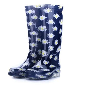 Women Rain Boots Rubber Platform Boots Insoles PVC Origin China Trademark OEM Gender Female Insole Optional Model NO. - Wenzhou Zhongyu Technology Co., Ltd. - China