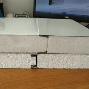 White EPS Wall Panel Polystyrene Foam Sandwich Panel Soundproof, Waterproof Environmentally - Shandong Hark Steel Material Co., Ltd. - China
