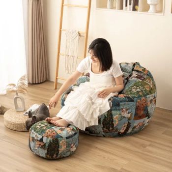 Large and Small Tapestry Bean Bag Sofa Chair Covers Indoor Lazy Boy Recliner for Adults and Children - Tongxiang Roya Textile Co., Ltd. - China