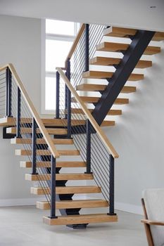 Stainless Steel Wooden Duplex Stairs Length 12feet Width 2.5feet Material Wooden Surface Finish Polished Product Type Duplex - Chaudhary Interiors And Furnitures - India