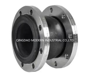 Food Grade JIS 10K Screwed Rubber Expansion Joint for Bridge Origin China Model NO. R04 Application Oil Head Code Round Trademark - Qingdao Modern Industrial Co., Ltd. - China