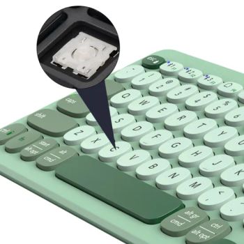 Convex and Concave Keycaps Bluetooth Keyboard with Number Pad and Low Latency - Dongguan Siyaji Electronic Technology Co.,Ltd - China