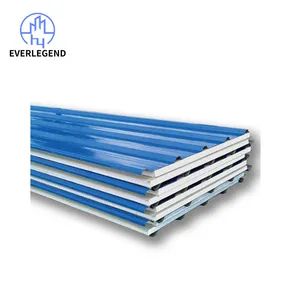 High Quality Board Foam Blue Corrugated Roofing Sheets EPS Sandwich Panel Roof for Sale - BAISHA EVERLEGEND IMPORT AND EXPORT CO., LTD. - China