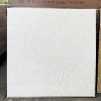 Indoor Environmental Protection Materials Partition Building Materials Cutting Mineral Fiber Board Ceiling Mineral Wool Acoustic Ceiling - HEBEI SINOSKY NEW MATERIALS CO., LTD. - China