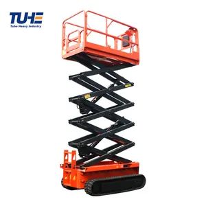 Scissor Car Jack Lift Scissor Car Lift Electric Scissor Lifts 6m 8m 10m 12m 14m - Jinan Tuhe Heavy Industry Machinery Co., Ltd. - China