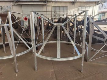 Galvanized Machine Frame Arc Welding Factory Origin China Material Q235 Trademark Touch Rich Specification 3000mm x - Qingdao Touch Rich Imp & Exp Co., Ltd. - China
