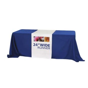 24 Inches Width Logo Printed Fabric Table Runners Pattern Plain Origin Xiamen Type Decorative Technics Printed Size - Xiamen Novelty Flag Co., Ltd. - China