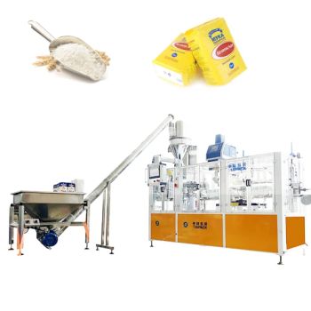 Wheat Flour/Salt/Sugar Paper Bag Brick Bag Automatic Multi-Function Filling and Gluing Sealing Packing Packaging Machine - ANHUI IAPACK MACHINERY CO., LTD. - China