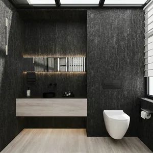Black Sand Grain Pattern Sintered Stone Slabs - Foshan Fiore Ceramics Co., Ltd. - China