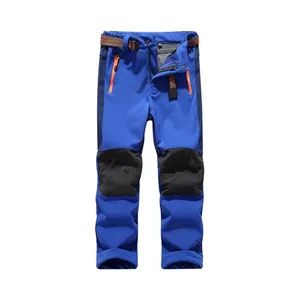Elastic Waist Sport Boy Girl Waterproof Kids Wear Softshell Pant Trousers - Jinzhou City Hejin Clothing Co., Ltd. - China
