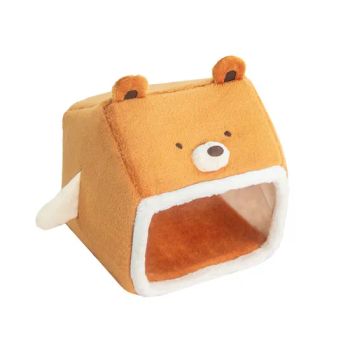 Amazon New Style Pet House Plush Stuffed Sponge Warm Soft Bear Cat House - Yangzhou Round Toy Co., Ltd. - China
