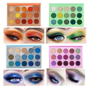 Custom High Pigment Private Label Cosmetics Makeup Eyeshadow Palette Manufacturer - Guangzhou Kanglixin Medical Biotechnology Co, Ltd. - China