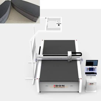 Digital Leather & Fabric Cutting Machine with Projector – for Shoe Uppers, Garments & Gaskets - Dongguan IBON Automation Technology Co., Ltd - China