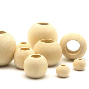 OEM DIY Bag Accessories Schima Superba Wooden Round Beads - Jupin Group Co., Ltd. - China