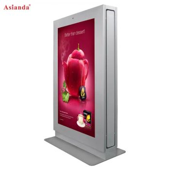 75/86 Inch 2500nits High Brightness Waterproof Outdoor LCD Digital Signage Floor Standing Advertising Displays Kiosk for Bus Station - Shenzhen Yaxunda LCD Display Equipment Co., Ltd. - China
