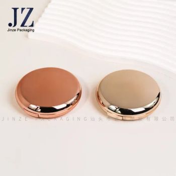 Jinze Luxury Oval Shape Cosmetic Packaging Foundation with Mirror Highlighter Box - Shantou Jinze Plastics Co., Ltd. - China