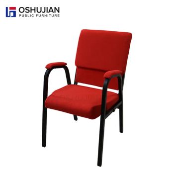 Wholesale High Quality Hotel Hall Events Wedding Banquet Steel Aluminum Fabric Stackable Seating Solution Banquet Chair Church Chairs - Guangdong Oshujian Furniture Co., Ltd. - China