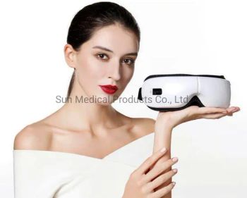 Rechargeable Heating Vibrating Wireless Eye Massager Music Eyes Care Massager - Sun Medical Products Co., Ltd. - China