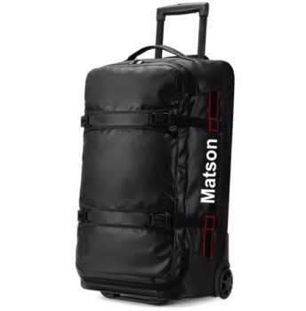 Large Capacity Rolling Duffle Bag Carry-on Luggage Wheeled Trolley Bags with Side Compression Belt - Smarter Luggage Bag Co., Ltd. - China