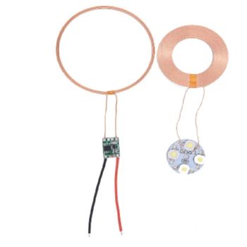 5V 0~80mm Magnetic Resonance Type Wireless Charging Module Power Supply Lamp with 10 Receiving LED - Shaanxi Dechuang Electronics Co.,Ltd. - China