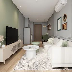 Modern Apartment Nordic Luxury Fabric Sectional Sofa and Couch Hotel Living Room Furniture Sets - Foshan Kefan Meishu Houseware Co., Ltd. - China