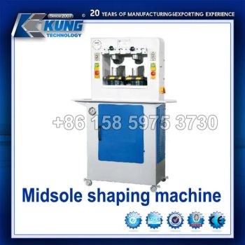 2 Stations and Double Oil Cylinders Insole Moulding Machine Shoe Midsole Shaping Machine - QUANZHOU KINGKUNG IMP. AND EXP. TRADE CO., LTD. - China