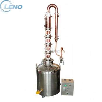 Alcohol Distillation Modular Moonshine Pot Still Reflux Column for Whisky Rum Gin Vodka Brandy Spirit Wine Equipment Distiller - WENZHOU LENO MACHINERY CO., LTD. - China