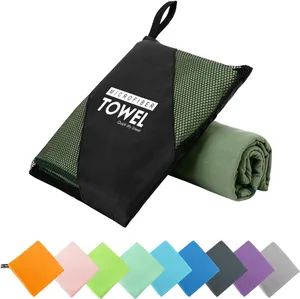 Custom Solid Color Microfiber Sports Towel Quick-Dry Eco-Friendly Material for Fitness Enthusiasts - Hebei Aoruini Textile Trading Co., Ltd. - China