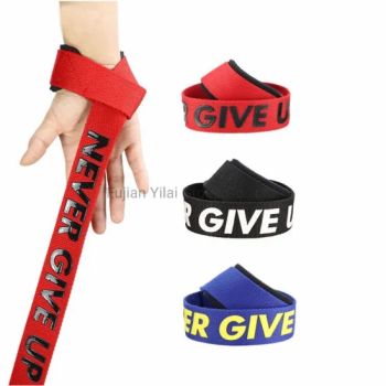 Bodybuilding Power Lifting Wrist Supports Assist Grip Strength Weight Lifting Straps for Sports - Jinjiang Chendai Yilai Craft Company - China