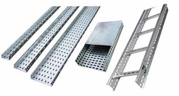 Gi Cable Tray Tray Type Perforated Cable Tray Length 2 m Sheet Thickness 1.6 - Sumati Enterprises - India