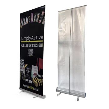 Retractable Banner Sand Aluminum Alloy Frame Retractable Banner Stands for Display Roll up Banner Stand - Linyi Aozhan Import and Export Co., Ltd. - China