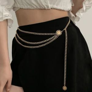 Multilayer Metal Waist Chain Dress Belt Women s Metal Belt - Yiwu AVA Co., Ltd. - China