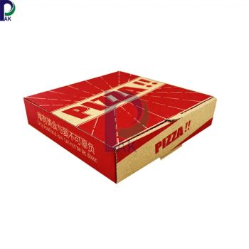 Disposable Take out Containers Food Grade Safe Paper Packaging Colorful Printing Custom Pizza Boxes - Qingdao Pak Packaging Co., Ltd. - China