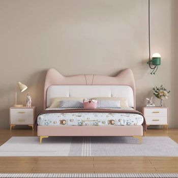 Factory Wholesale Solid Wooden Cartoon Children Beds Cute Girls Bed High Quality Luxury Kids' Beds - Foshan Riyuehe Furniture Co., Ltd. - China